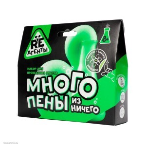 Научно-познавательный набор «Много пены из ничего» зеленый Re-Агенты