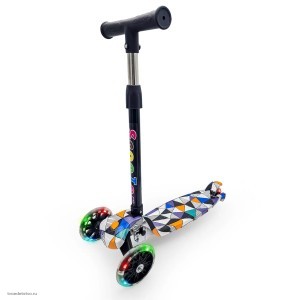 Самокат 3-х колесный с регулируемой ручкой Funky Toys 200846413