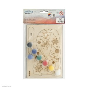 Набор для творчества Роспись по дереву Игрушка-сувенир Disney Холодное сердце-2 Олаф