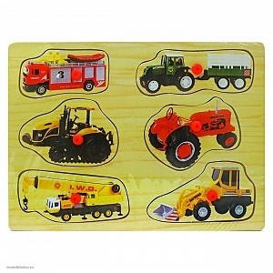 П-1044m РЫЖИЙ КОТ Рамка-вкладыш Полезный транспорт П-1044m РЫЖИЙ КОТ Рамка-вкладыш Полезный транспорт