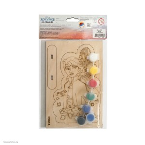 Набор для творчества Роспись по дереву Игрушка-сувенир Disney Холодное сердце-2 Анна