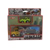 Набор грузовик плюс машинка die-cast зеленая