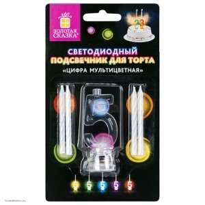 Цифра-подсвечник