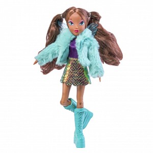 Шарнирная кукла Winx Club «Fashion» Лейла с крыльями и аксессуарами (6 шт.), 24 см, IW01372205
