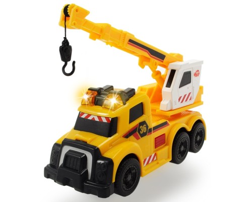 Машинка с краном со светом и звуком 15см Dickie Toys 3302006