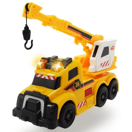 Машинка с краном со светом и звуком 15см Dickie Toys 3302006