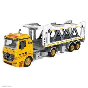 Транспортер-конструктор автовоз фрикционный свет звук 47см Funky toys FT61164