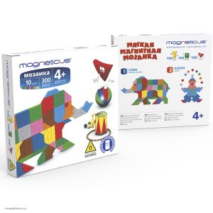 Миди-Мозаика Слон 300 элементов 10 цветов Миди-Мозаика Слон 300 элементов 10 цветов