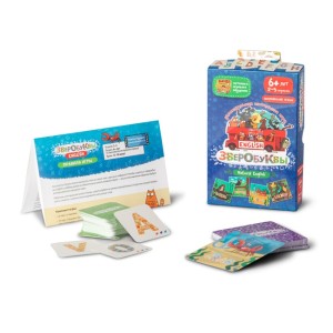 Настольная игра Зверобуквы English УМ043 Банда Умников