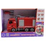 Пожарная машина-конструктор фрикционная свет звук вода 1:12 Funky toys FT61115