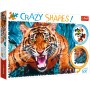 Пазл-Crazy Shapes Лицом к лицу с тигром 