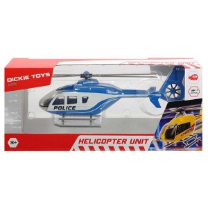 Вертолет EC 135 die-cast с крутящимися лопастями 21см Dickie Toys 3714006