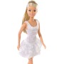 Кукла Штеффи в белом летнем платье с юбкой из фатина 5730662-3 Simba