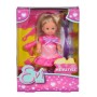 Кукла Еви Супер-волосы светло-розовое платье 5733358-1 Simba