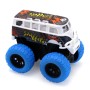 Инерционная машинка автобус die-cast на полном приводе с голубыми колесами 14 5 см Funky Toys FT8484-2
