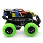 Инерционная die-cast машинка с ярким рисунком краш-эффектом и зелеными колесами 15 5 см Funky Toys FT8488-5