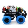 Инерционная die-cast машинка с ярким рисунком краш-эффектом и синими колесами 15 5 см Funky Toys FT8488-1