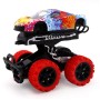 Инерционная die-cast машинка с ярким рисунком краш-эффектом и красными колесами 15 5 см Funky Toys FT8488-2