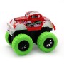 Инерционная красная машинка die-cast на полном приводе с зелеными колесами 14 5 см Funky Toys FT8484-5