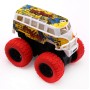 Инерционная машинка автобус die-cast на полном приводе с красными колесами 14 5 см Funky Toys FT8484-6