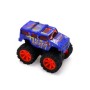 Машинка джип инерционная синяя die-cast Funky Toys с красными колесами и краш-эффектом