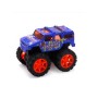 Машинка джип инерционная синяя die-cast Funky Toys с красными колесами и краш-эффектом