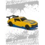 2055001-10 Машинка гоночная желто-синяя