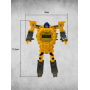 Детские робот - часы трансформер желтые Funky Toys 142016HL-1