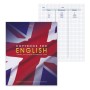 Тетрадь-словарь для записи английских слов А5 48 л. скоба клетка HATBER флаг Англии
