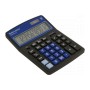 Калькулятор настольный BRAUBERG EXTRA-12-BKBU 12разрядов двойное питание ЧЕРНО-СИНИЙ.