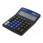 Калькулятор настольный BRAUBERG EXTRA-12-BKBU 12разрядов двойное питание ЧЕРНО-СИНИЙ.