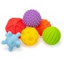 Тактильные мячики сенсорные игрушки развивающие ЭКО 6 штук ЮНЛАНДИЯ.