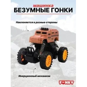 Машинка детская игрушка инерционная Безумные гонки 116079HL-1 Funky Toys