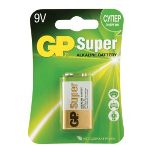 Батарейка GP Super Крона 6LR61 6LF22 1604A 450625