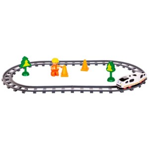 Игровой набор Bebelino Железная дорога для малышей 75064