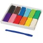 Пластилин классический ГАММА «Классический» 12 цветов 240 г со стеком картонная упаковка 104927
