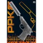 Пистолет Специальный АГЕНТ PPK 25-зарядные Gun с глушителем упаковка-карта 0472-07F