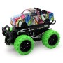 Инерционная die-cast машинка пикап с зелеными колесами и краш-эффектом 15 5 см. FT8487-2 Funky Toys