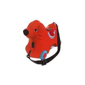 Детский чемодан на колесиках Собачка красный 55350