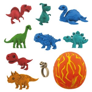 Коллекционная фигурка-сюрприз динозавра в яйце-сквише Lava Egg в коллекции 8 героев 1\30 CD02