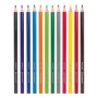 Карандаши цветные BRAUBERG PREMIUM 12 цветов пластиковые трехгранные грифель мягкий 3 мм 181661
