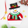 Набор для творчества - создай елочное украшение из фетра Снеговик в варежках 3555020