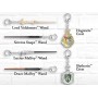 Коллекционный набор металлических брелоков Гарри Поттер HP8350-1 Дары смерти HP8350-1