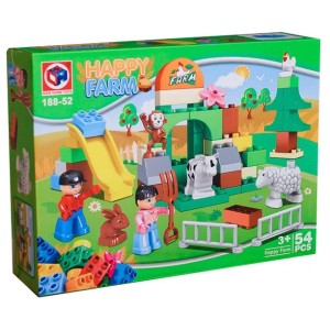 Конструктор с крупными элементами Happy Farm Kids home toys 188-52
