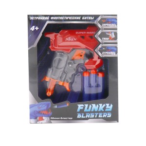 Красный Мини-Бластер Funky Toys FT214327