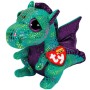 Мягкая игрушка Синдер зеленый дракон 25 см TY 37052