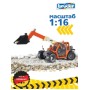 Погрузчик колесный JLG 2505 Telehandler с тел.ковшом BRUDER 02-140