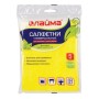 Салфетки ВИСКОЗНЫЕ универсальные MEGA, желтые, LAIMA, К4083, 601562