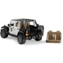 Внедорожник Jeep Wrangler Unlimited Rubicon Полиция с фигуркой BRUDER 02-526