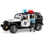 Внедорожник Jeep Wrangler Unlimited Rubicon Полиция с фигуркой BRUDER 02-526